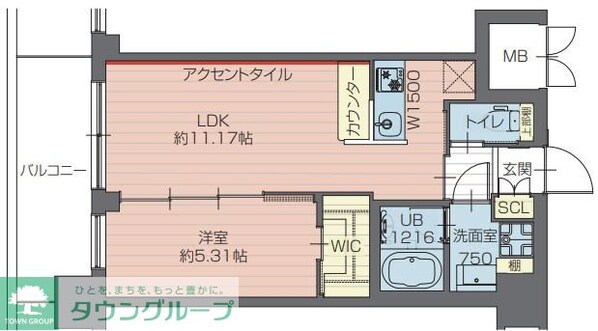 プレジオ川口ASIANの物件間取画像